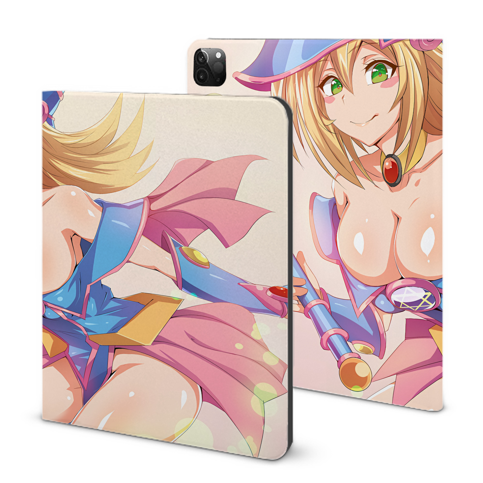 （画像用） 遊☆戯☆王 Yu-Gi-Oh! IPadケース ペンホルダー付き ブックスタイルデザイン